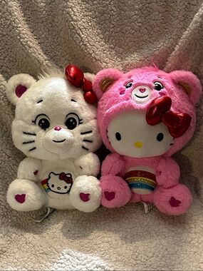Hello Kitty Cheer Bear Care Bears set